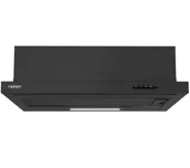 Okapy kuchenne - Raven EOT001C Czarny - miniaturka - grafika 1