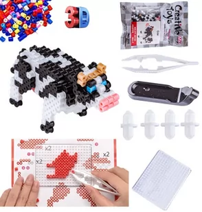 Koraliki Do Prasowania 3D Prasowanki Trójwymiarowe Szablon Zwierzątka Krowka - Prace ręczne dla dzieci Koraliki Do Prasowania 3D Prasowanki Trójwymiarowe Szablon Zwierzątka Krowka - Prace ręczne dla dzieci - miniaturka - grafika 1