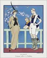 Plakaty - Autours Simples, George Barbier - plakat 50x70 cm - miniaturka - grafika 1