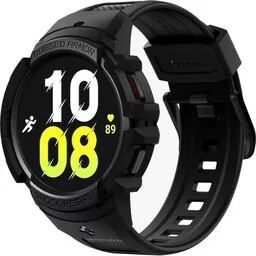 Spigen Etui z paskiem Rugged Armor Pro do Galaxy Watch 5/4 44 mm, czarne - Akcesoria do smartwatchy - miniaturka - grafika 1