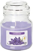 Świece - Bispol świeca zapachowa w słoiku Lawenda - miniaturka - grafika 1