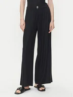Spodnie damskie - Emporio Armani Spodnie materiałowe EW000594 AF12206 FC043 Czarny Wide Leg - miniaturka - grafika 1