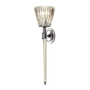 Elstead Lighting Kinkiet LAMPA ścienna BATH/AGATHA PC łazienkowa OPRAWA pochodnia LED 4,5W IP44 chrom przezroczysta BATH/AGATHA PC - Lampy ścienne - miniaturka - grafika 1