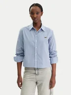 Koszule damskie - KARL LAGERFELD Koszula B1W11020 Błękitny Regular Fit - miniaturka - grafika 1