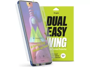 Ringke 2x Folia hydrożelowa Dual Easy Wing do Samsung Galaxy M51 9038X10 - Folie ochronne do telefonów - miniaturka - grafika 1