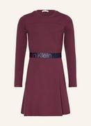 Sukienki - Calvin Klein Sukienka Z Dżerseju violett - miniaturka - grafika 1