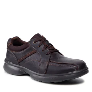 Clarks Półbuty Bradley Walk 261533267 Brwon Tumb - Półbuty damskie - miniaturka - grafika 1
