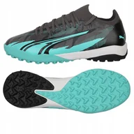 Piłka nożna - Buty Puma Ultra Match Rush TT 107831-01 szary 39 - miniaturka - grafika 1