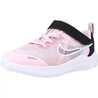 Buty dla dziewczynek - Nike Unisex Downshifter 12 Next Nature Sneaker dziecięce buty sportowe, Różowa pianka, płaska, cynowa czerń, 22 EU - miniaturka - grafika 1