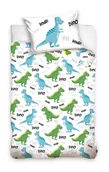 Pościel dla dzieci - Carbotex, Komplet pościeli do łóżeczka, 90x120 cm, Dinozaury - miniaturka - grafika 1