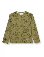 Koszulki i topy damskie - FILA Unisex Topeka koszulka z długim rękawem Tee T-Shirt, Loden Green Tom & Jerry AOP, 86/92 - miniaturka - grafika 1