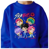 Bluzy dla dziewczynek - BLUZA DZIECIĘCA HUNTRIX SAJA BOYS 104 BAWEŁNIANA JAKOŚĆ - miniaturka - grafika 1