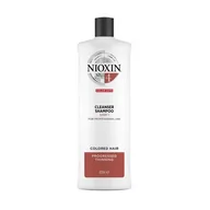 Szampony do włosów - Nioxin NIOXIN 4 Cleanser Shampoo oczyszczający szampon do włosów bardzo przerzedzonych, farbowanych 1000ml 2361 - miniaturka - grafika 1