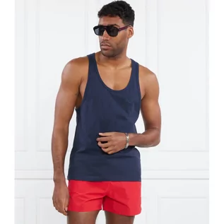 Koszulki męskie - Emporio Armani Tank top | Regular Fit | z dodatkiem lnu - grafika 1