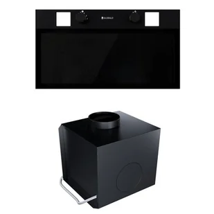 Globalo Spineiro 60.1 Black - Okapy kuchenne - miniaturka - grafika 1