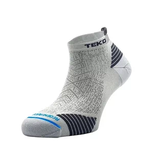 Skarpety do biegania Teko ecoRUN Low Cut Light Half Cushion 2.0 White - Skarpetki i podkolanówki sportowe - miniaturka - grafika 1
