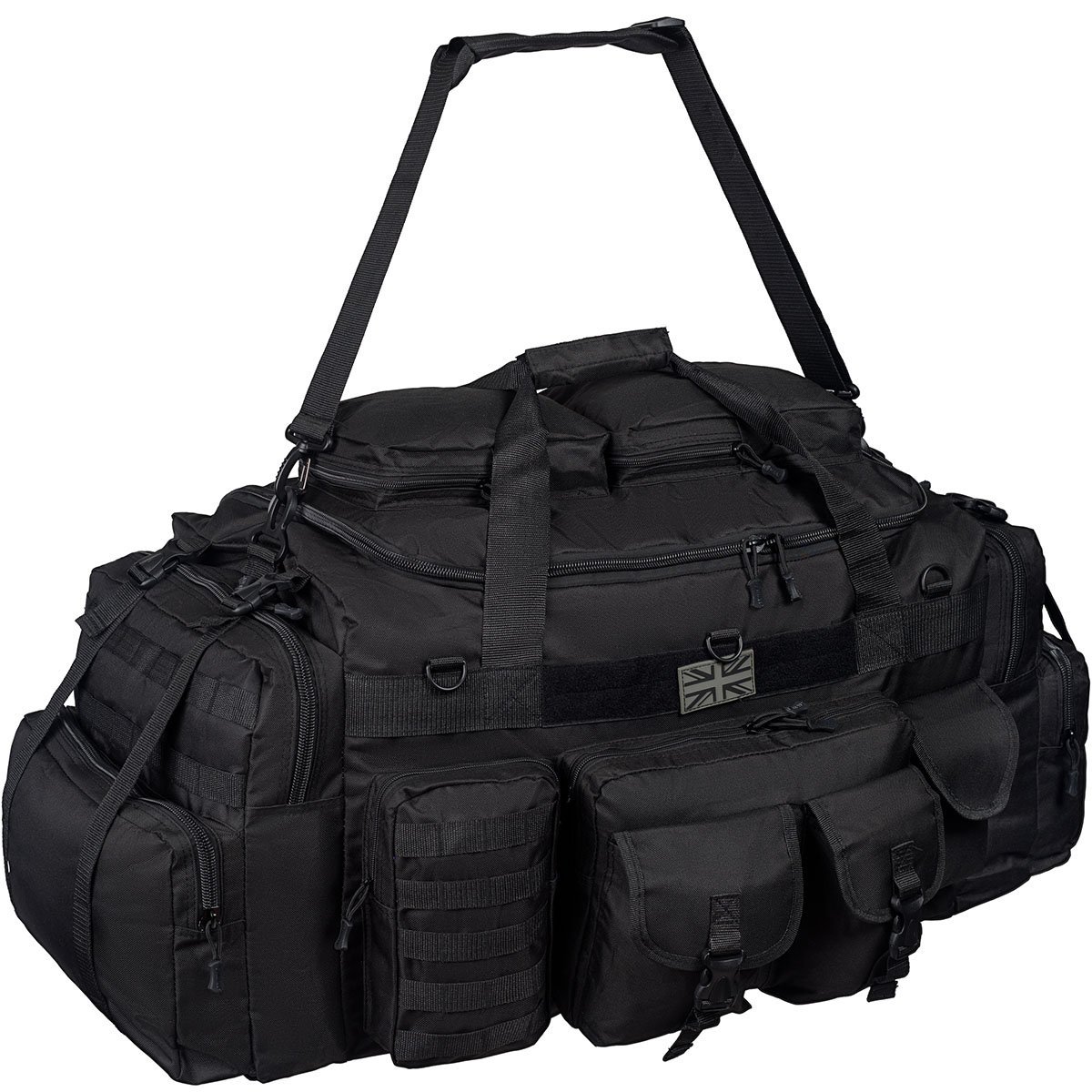 Torba Podróżna Na Ramie Transportowa Kombat UK Saxon Holdall 125L - Czarna