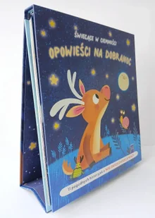 Wiejskie zwierzątka. Opowieści na dobranoc. Świecące w ciemności - Opracowanie zbiorowe - Kolorowanki, wyklejanki - miniaturka - grafika 1