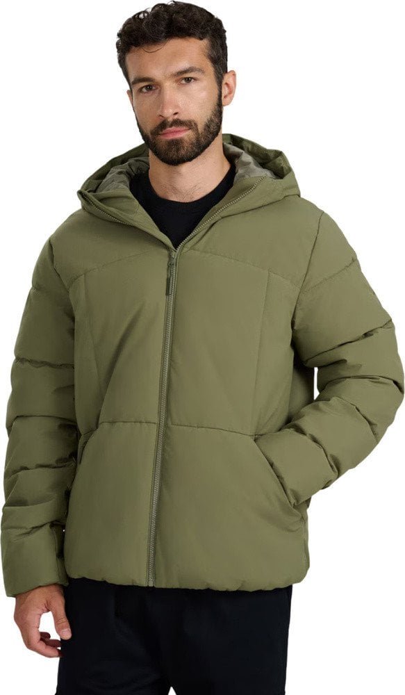 Kurtka puchowa męska 4F M0710 khaki 4FWAW25TDJAM0710 43S XL