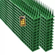 Zwalczanie i odstraszanie szkodników - Plastikowe kolce ochronne na ptaki Arcas, zielone, 24 szt. - miniaturka - grafika 1