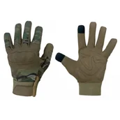 Odzież taktyczna i umundurowanie - Texar - Rękawice Taktyczne COMBAT - MC Camo XXL - miniaturka - grafika 1
