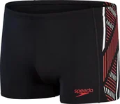 Kąpielówki męskie - Speedo Męskie kąpielówki Speedo Tech Pnl Asht Am black/fed red/white rozmiar 32 - miniaturka - grafika 1