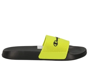 Klapki męskie Champion S22469KK006 DTN21 SLIDE Czarne - Klapki i japonki męskie - miniaturka - grafika 1