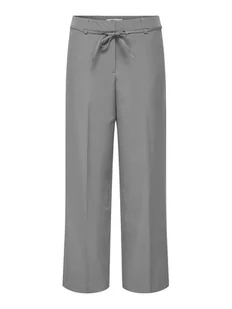 ONLY Spodnie materiałowe Marine 15338350 Szary Straight Fit - Spodnie sportowe damskie - miniaturka - grafika 1