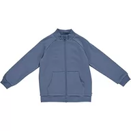 Bluzy dla chłopców - Müsli by Green Cotton Chłopięca bluza z zamkiem błyskawicznym, indygo, 110 - miniaturka - grafika 1