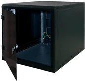 Szafy rack - Szafa Triton TRITON 19" jednoczęściowa szafa 12U/400mm odpinane boczne osłony czarny RUA-12-AS4-BAX-A1 - miniaturka - grafika 1