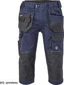 Odzież robocza - CERVA DAYBORO spodnie 3/4 - męskie spodnie 3/4 robocze, odblaskowe elementy, 100 % TRIFIBETEX - ciemnobrązowy 52 - miniaturka - grafika 1
