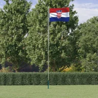 Flagi i akcesoria - Flaga Chorwacji z masztem, 6,23 m, aluminium - miniaturka - grafika 1