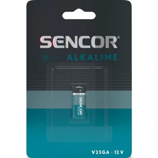 Bateria alkaliczna, 23A, V23GA, 1.5V, Sencor, blistr, 1-pack - Baterie i akcesoria - miniaturka - grafika 1