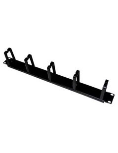 A-LAN Organizer kabli 1U 19" 5 haczyków plastkowych czarny- Alantec SIEAANORG0003 [1276879] - Akcesoria do szaf serwerowych - miniaturka - grafika 1