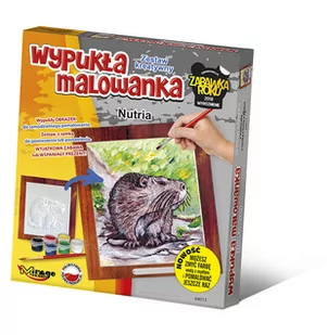 Wypukła malowanka Futrzak Nutria - Zabawki kreatywne - miniaturka - grafika 1