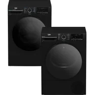 Zestawy AGD - Zestaw AGD Beko Pralka BM3WFT48415PBDC 8kg + Suszarka BM3T48249PBDC 8kg - miniaturka - grafika 1