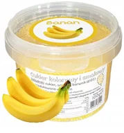 Cukier i słodziki - Cukier Do Waty Cukrowej Banan 100g Bananowy wiadro - miniaturka - grafika 1