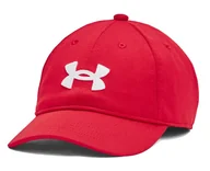 Czapki damskie - Czapka Under Armour z daszkiem BLITZING ADJ czerwona - miniaturka - grafika 1