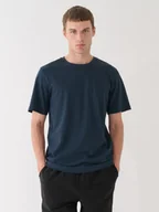 Koszulki męskie - Męski t-shirt basic Outhorn OTHWAW24TTSHM2434 - granatowy - miniaturka - grafika 1