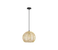 Lampy sufitowe - Immax 08258L - Żyrandol na lince PELO 1xE27/40W/230V śr. 30 cm rattan - miniaturka - grafika 1
