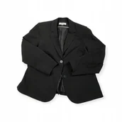 Marynarki i żakiety damskie - Elegancka czarna marynarka damska Calvin Klein 14 - miniaturka - grafika 1