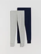 Skarpetki dla dzieci - Reserved - Bawełniane kalesony 2 pack - granatowy - miniaturka - grafika 1