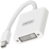 Adaptery i przejściówki - Unitek Adapter miniDisplayPort to DVI; Y-6326WH - miniaturka - grafika 1