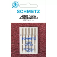 Akcesoria i części do maszyn do szycia - 130/705 H LL VGS  Igły do skóry SCHMETZ do maszyn domowych, 5 szt.x120 - miniaturka - grafika 1