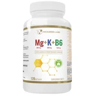 Witaminy i minerały - Mg + K + Vit B6, Kompleks Witaminowy, 120 Kaps. - miniaturka - grafika 1