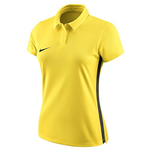 Nike Dry Academy 18 damska koszulka polo, Tour Yellow/antracyt/czarny, L