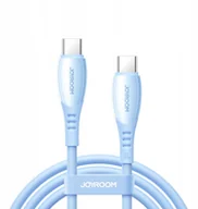 Kable USB - Kabel USB Joyroom Kabel Joyroom S-A59 Vibrant Series 60W USB-C - USB-C 1,2m - niebieski - miniaturka - grafika 1