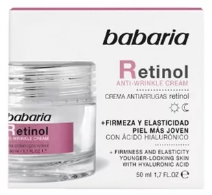 Krem do twarzy Babaria Retinol Anti-Wrinkle Cream 50 ml (8410412100304) - Kremy do twarzy - miniaturka - grafika 1