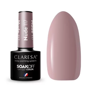 Claresa Claresa, lakier hybrydowy 117, 5 ml - Lakiery hybrydowe - miniaturka - grafika 1
