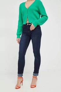 Spodnie damskie - Morgan jeansy damskie high waist - grafika 1